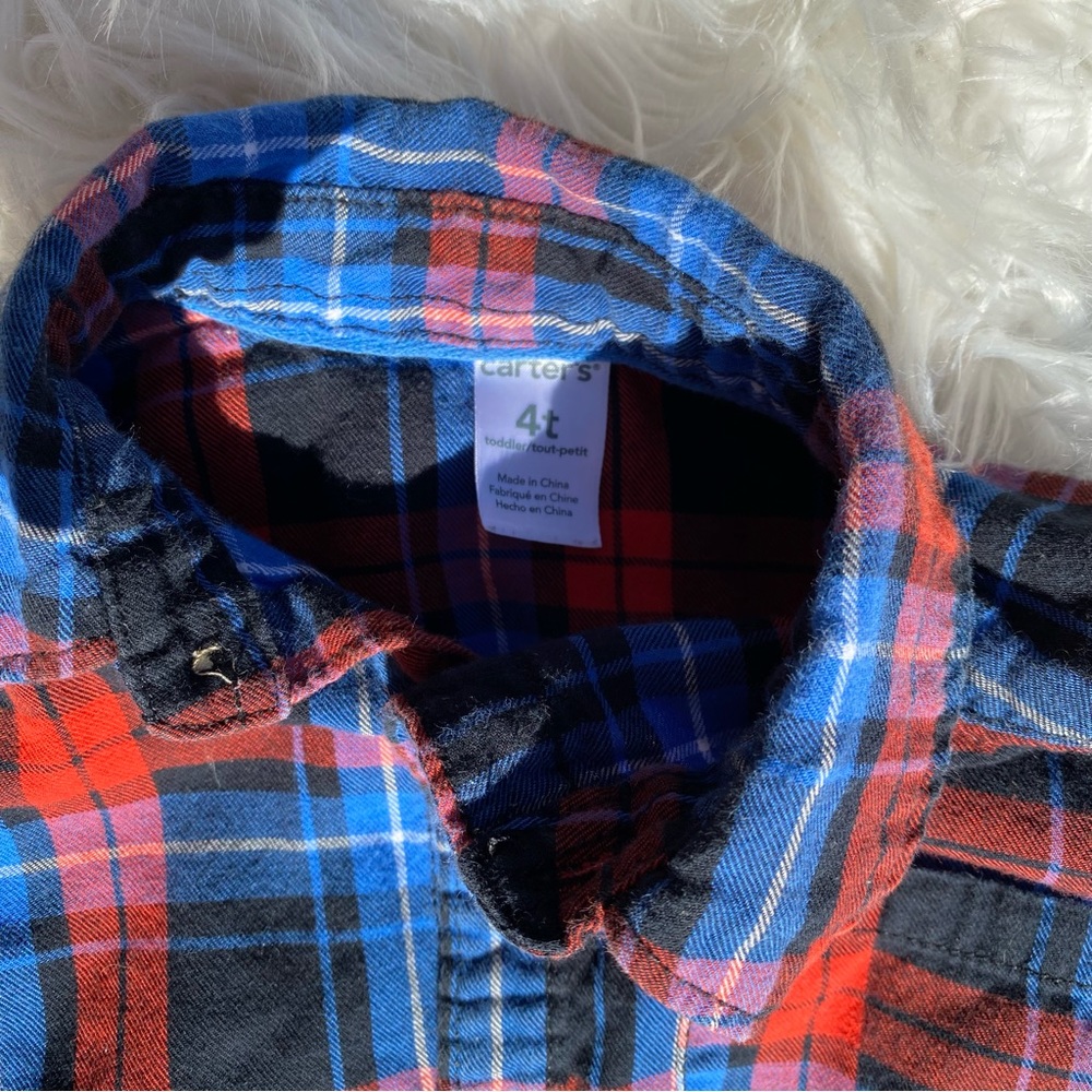 Plaid Button Up - Picture 2 of 6